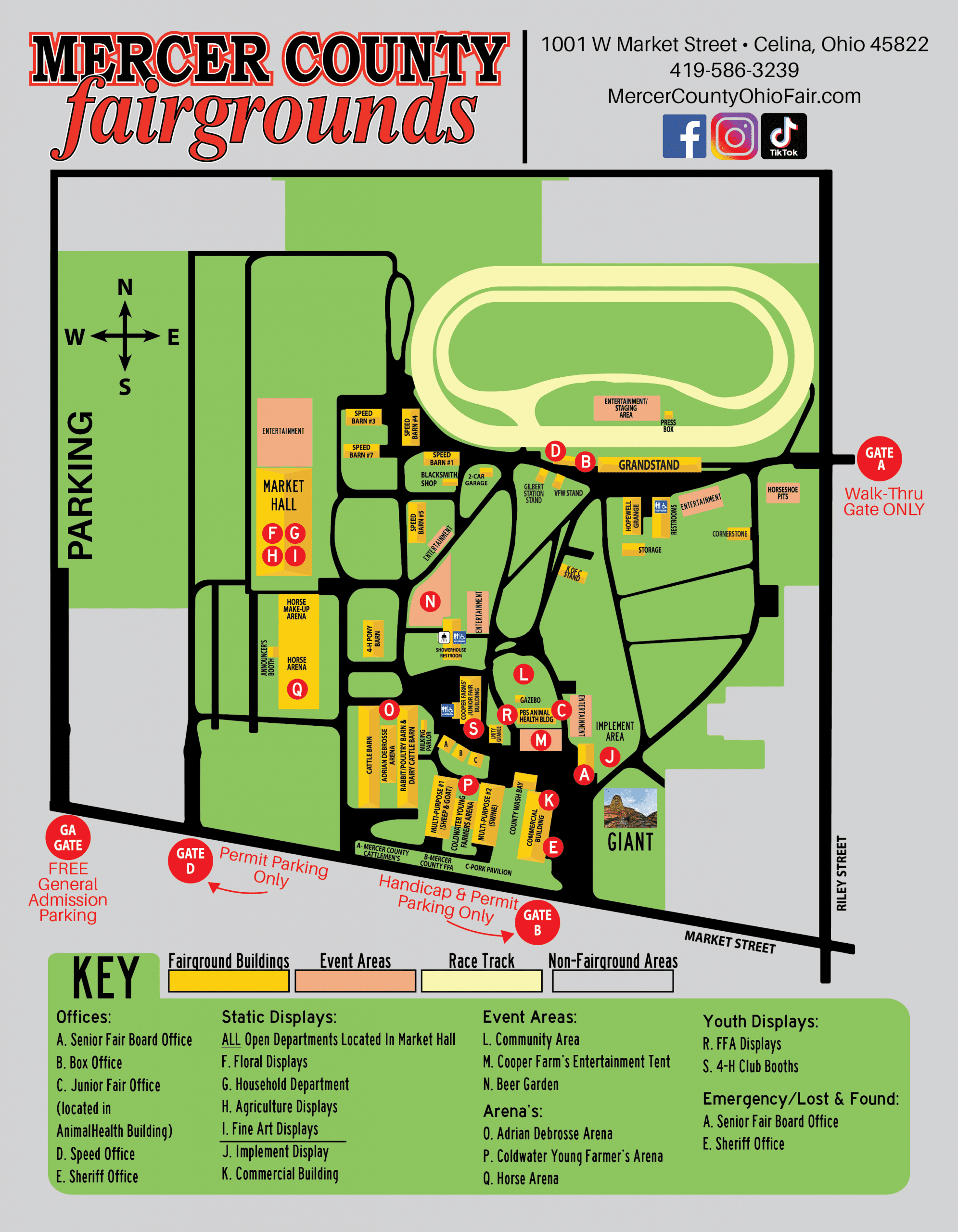 2025 Fairgrounds Map- Fair Book